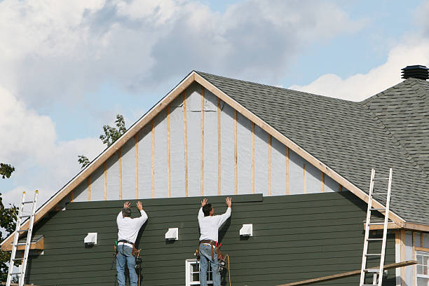 Professional Wood Siding technician working in Columbia Station, OH